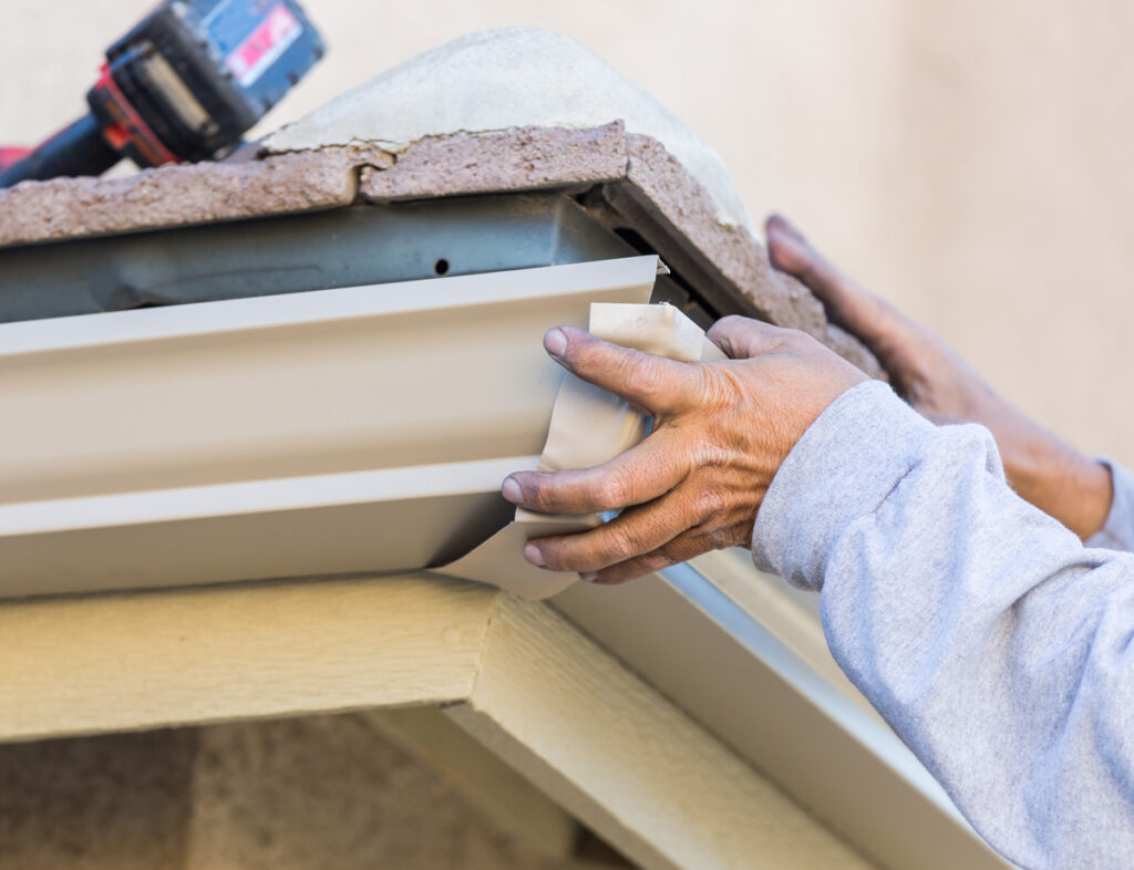 Professional gutter installation and cleaning service in Anderson, SC by Electric City Gutterman