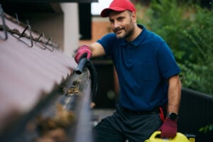 Blog 11 gutter cleaning service technician