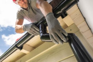 Blog 10 rain gutter installation Anderson SC on residential home